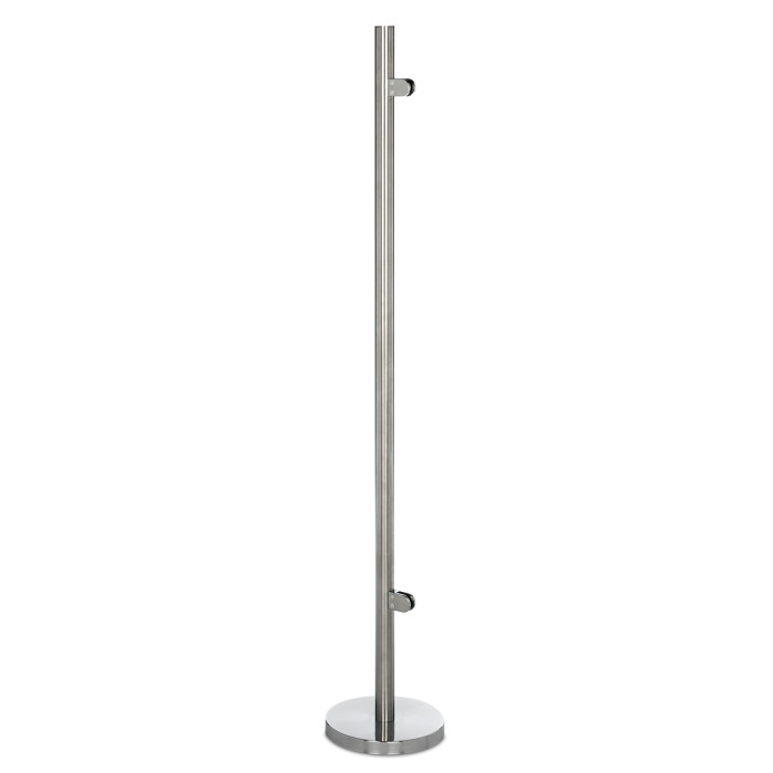 Scheidingswand staander Zoe midden staander zamak RVS look main product photo