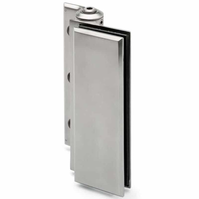 Glasdeurscharnier voor glasdikte 8 - 12,76 mm RVS-304 mat geslepen model 1001 main product photo