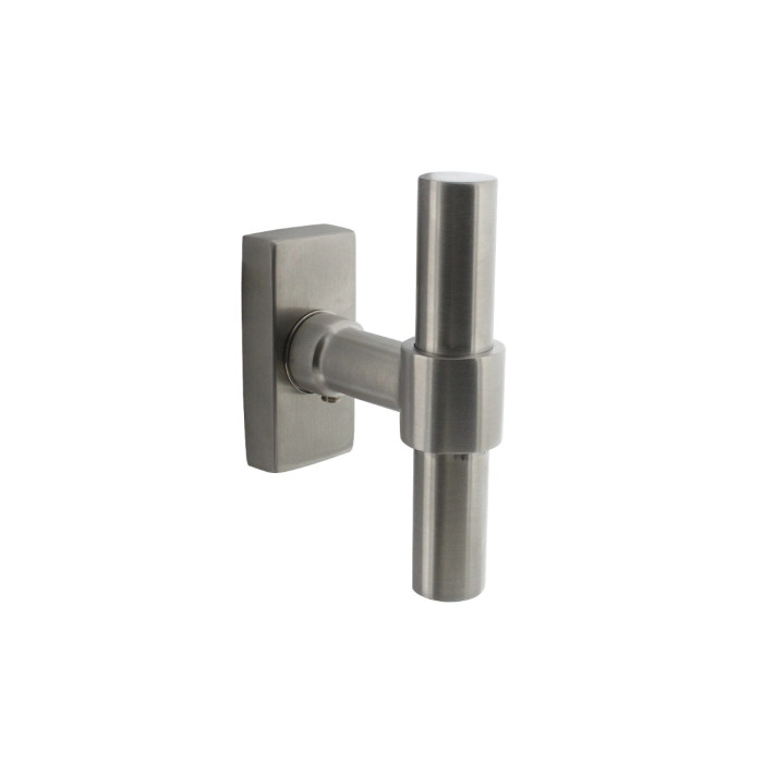 Intersteel Raamkruk T-vorm Recht rvs geborsteld main product photo