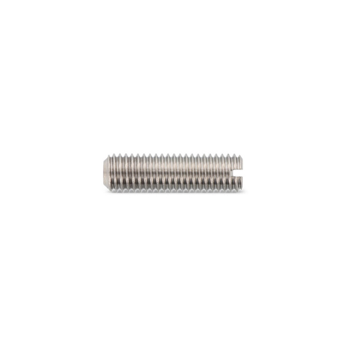 Stelschroef met sleuf en kratereind M4 x 8 mm DIN 438 RVS A2 (200 stuks) main product photo