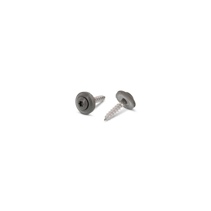 Spenglerschroef 4,5 x 35 mm RAL 7005 Art. 9087 RVS A2-50 TX20 (200 stuks) main product photo
