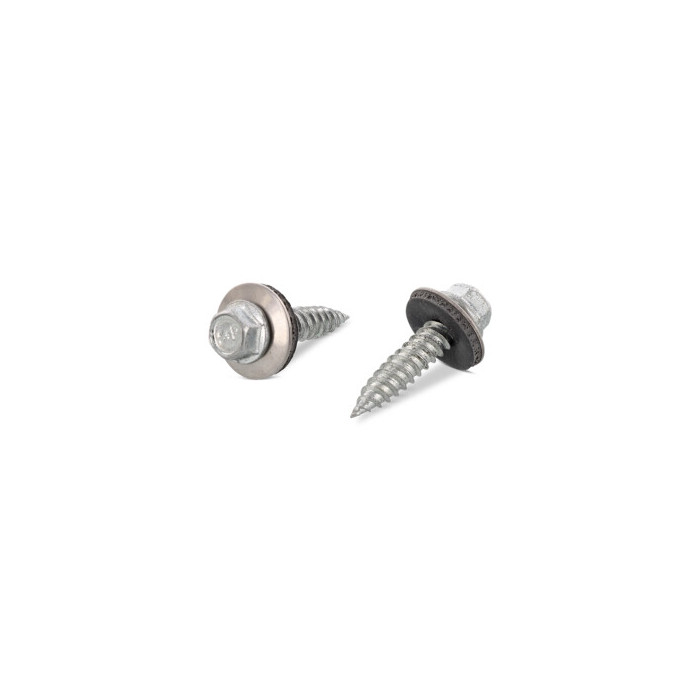 Boorschroef bi-metaal voor dun plaatwerk 6,0 x 25 mm EPDM ring 16 mm Art. 9505 RVS A2/CV SW8 (100 stuks) main product photo