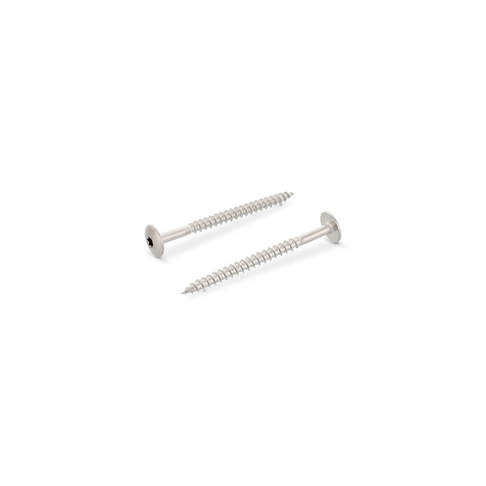 Trespo houtschroef plat-ronde kop 4,8 x 25 mm Art. 9086 RVS A4-50 TX20 (100 stuks) main product photo