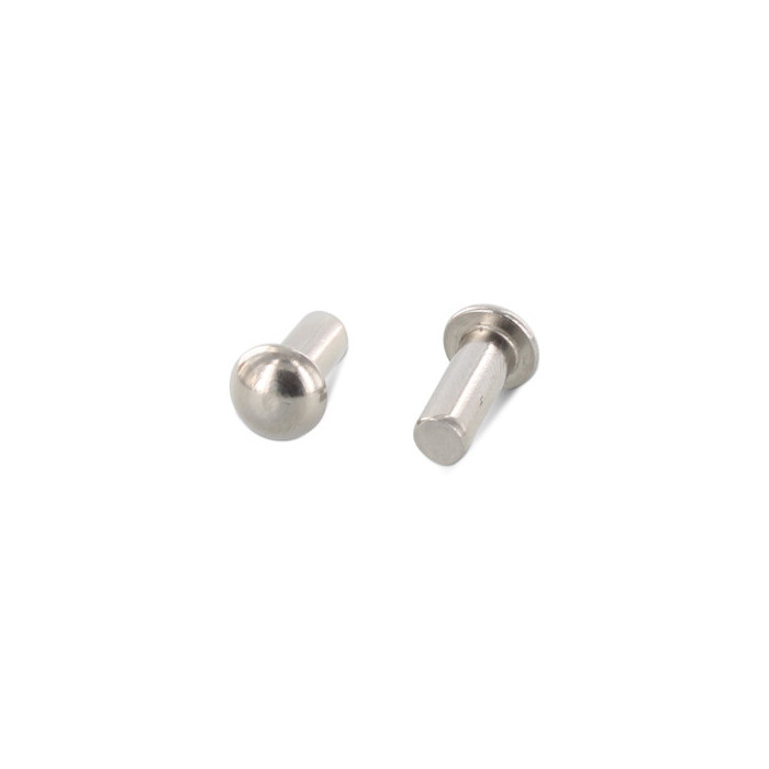 Klinknagel bolkop 6 x 12 mm DIN 660 RVS A2 (100 stuks) main product photo
