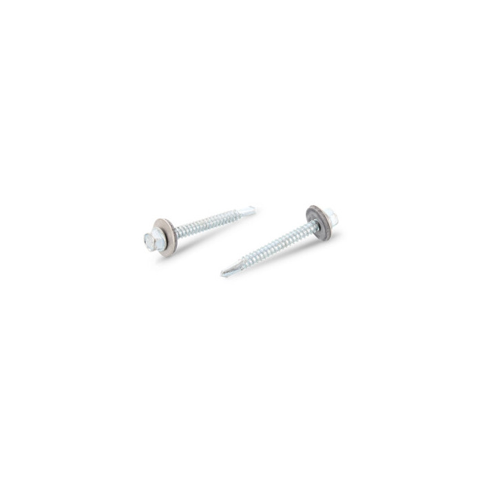 Boorschroef bi-metaal 5,5 x 30 mm EPDM ring 16 mm Art. 9504 RVS A2/CV SW8 (500 stuks) main product photo
