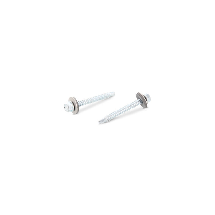 Boorschroef bi-metaal 5,5 x 70 mm EPDM ring 16 mm Art. 9504 RVS A2/CV SW8 (250 stuks) main product photo