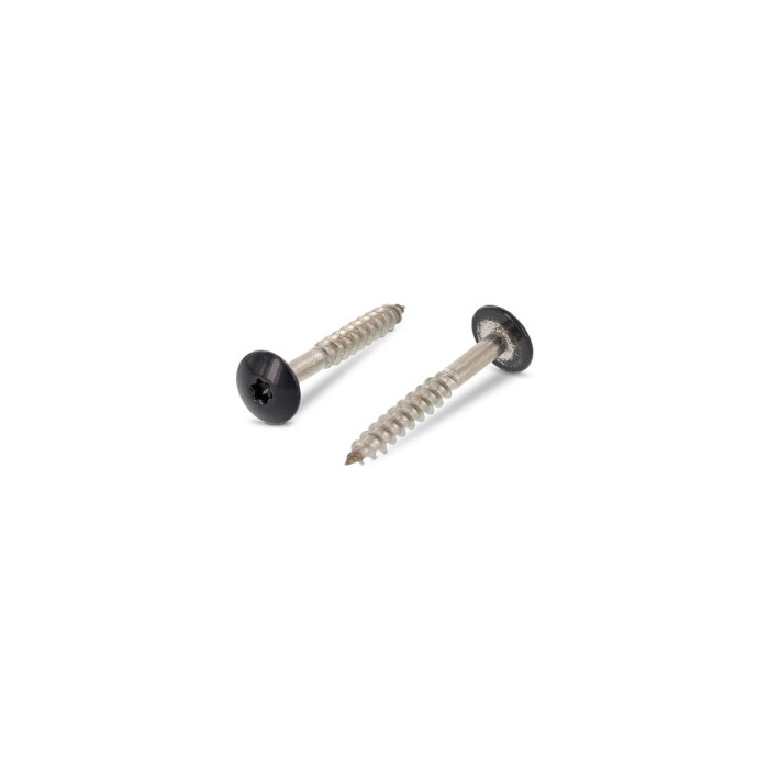 Trespo houtschroef plat-ronde kop 5,5 x 38 mm RAL 7016 Art. 9086 RVS A4-50 TX20 (100 stuks) main product photo