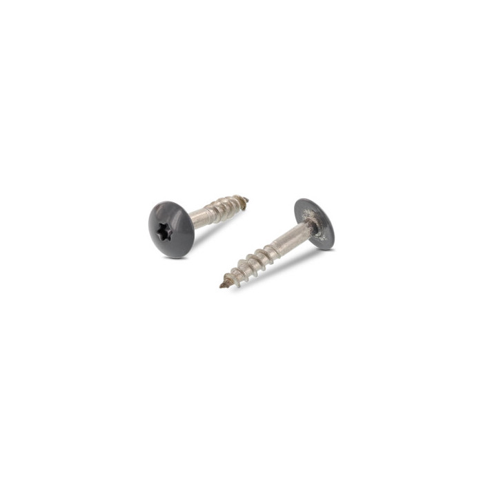 Trespo houtschroef plat-ronde kop 4,8 x 32 mm RAL 7012 Art. 9086 RVS A2-50 TX20 (100 stuks) main product photo