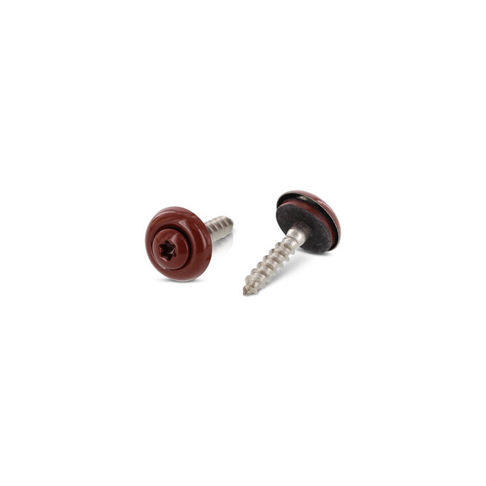 Spenglerschroef 4,5 x 80 mm RAL 3009 Art. 9087 RVS A2-50 TX20 (200 stuks) main product photo