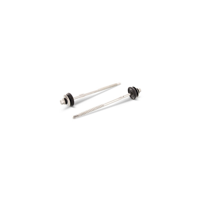Boorschroef met sluitschelp K 6,5 x 130 mm Art. 9520 RVS A2 SW8 (100 stuks) main product photo