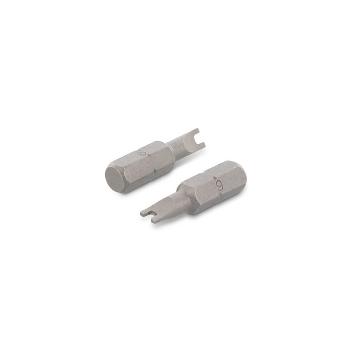 Veiligheidsbit voor 2-hole schroeven 1/4" x 25 mm Art. 9109 CV-steel SP6 (1 stuks) main product photo