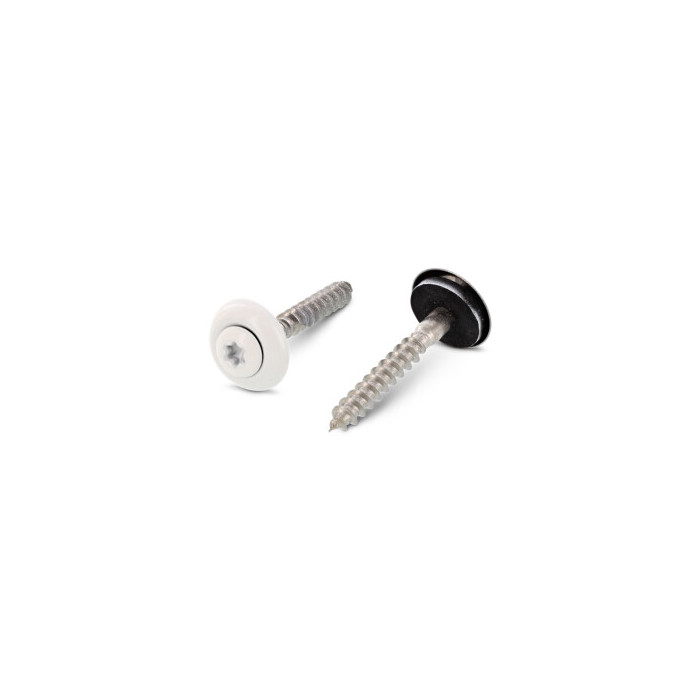 Spenglerschroef 4,5 x 25 mm RAL 9010 Art. 9087 RVS A2-50 TX20 (200 stuks) main product photo