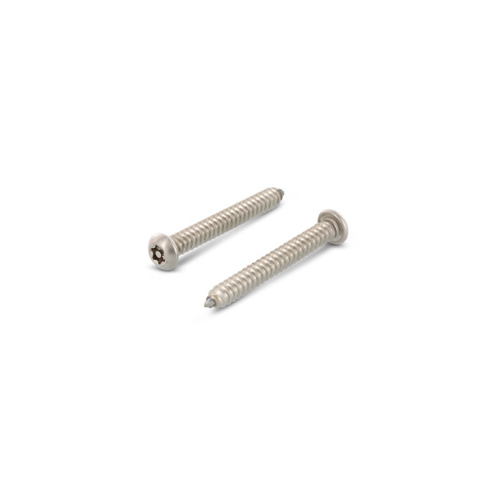 Veiligheidsschroef ISR met pin C 3,5 x 13 mm Art. 9120 RVS A2-50 TX10 PIN (100 stuks) main product photo
