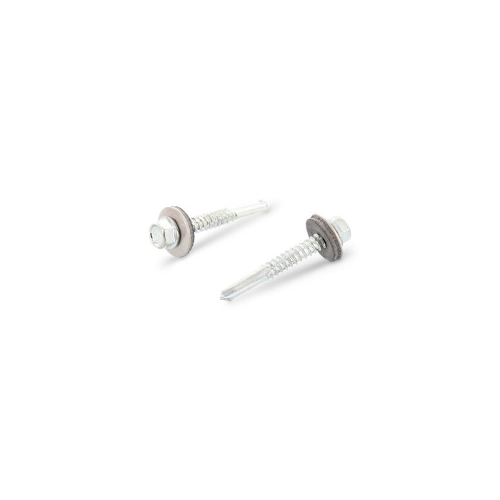 Boorschroef bi-metaal 5,5 x 98 mm EPDM ring 16 mm Art. 9504 RVS A2/CV SW8 (250 stuks) main product photo