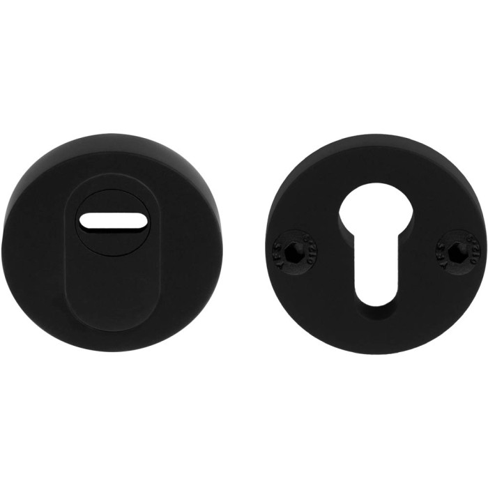 Massieve veiligheidscilinderrozet Piet Boon ONE PBVEIL-KT met kerntrekbeveiliging SKG*** mat zwart RVS-304 main product photo