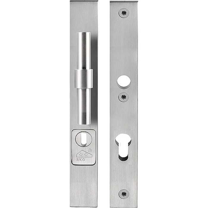 Massieve veiligheidsschilden met kerntrekbeveiliging Piet Boon ONE PB20-28KT knop/kruk SKG*** PC72 mat RVS main product photo