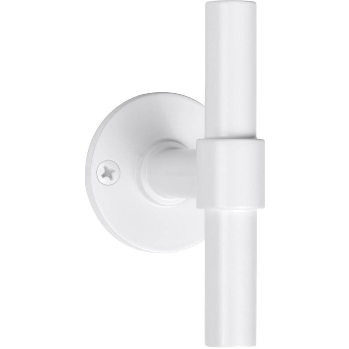 Knop Piet Boon ONE PBT15V/50 massief vast op rozet wit RVS-304 main product photo