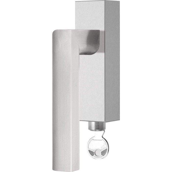 Draaikiepgarnituur Piet Boon TWO PBL23-DKLOCK afsluitbaar rechtsdraaiend mat RVS main product photo