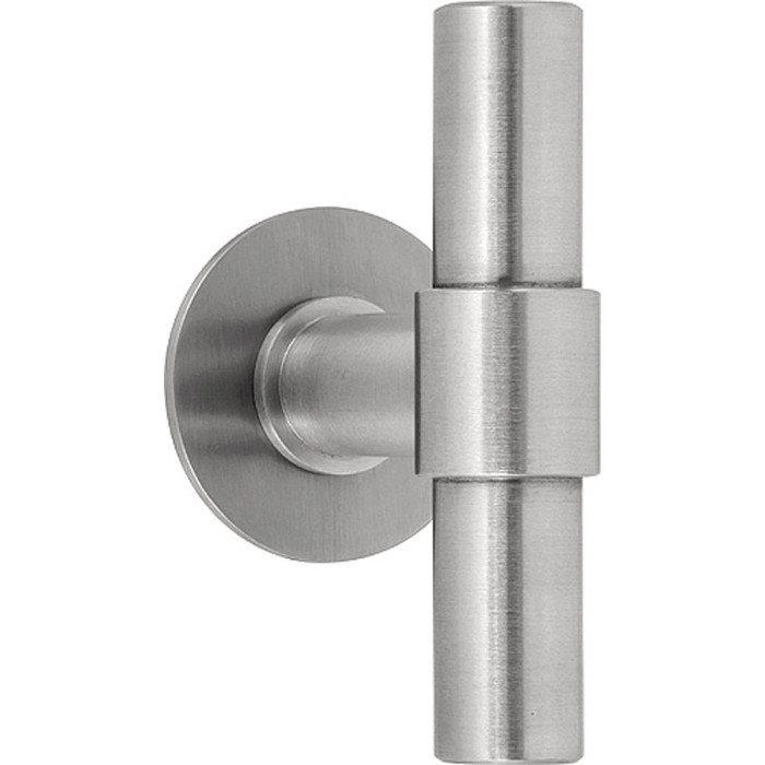 Set massieve glasdeurknoppen Piet Boon ONE PBT100G vast op rozet mat RVS main product photo