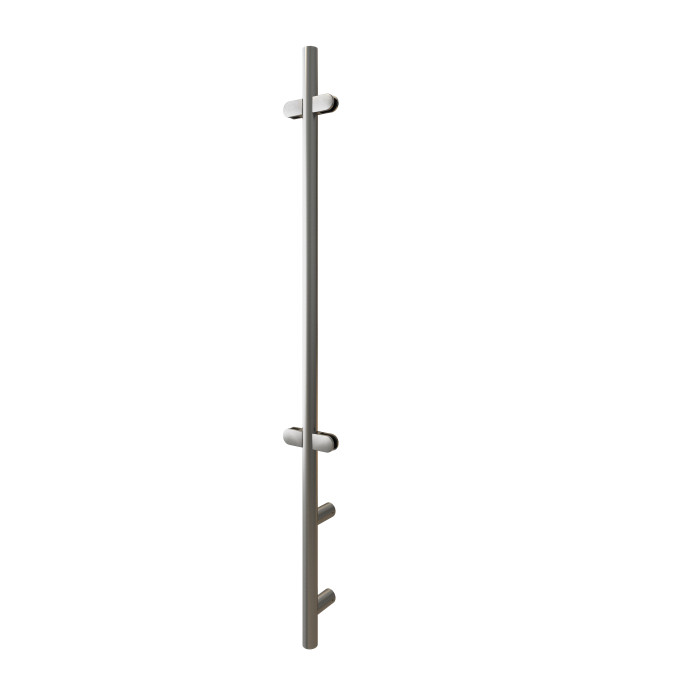Mobiele balieschermpaal Xana midden staander RVS-304 messing main product photo