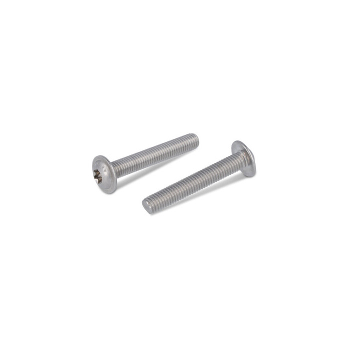 Platkopschroef M4 x 30/30 mm ISO 7380 RVS A2-50 TX20 (500 stuks) main product photo