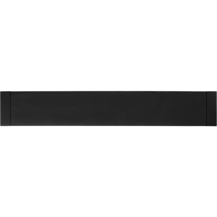 Binnenbriefplaat SQUARE LSQ380BI massief mat zwart RVS-304 main product photo