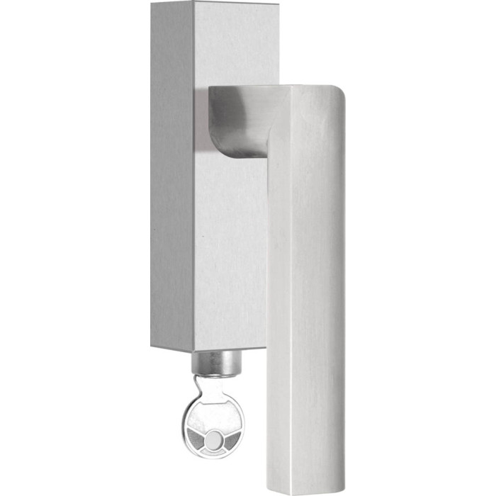 Draaikiepgarnituur Piet Boon TWO PBL23-DKLOCK afsluitbaar linksdraaiend mat RVS main product photo