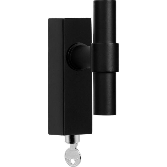 Draaikiepgarnituur Piet Boon ONE PBT20-DKLOCK afsluitbaar mat zwart RVS-304 main product photo