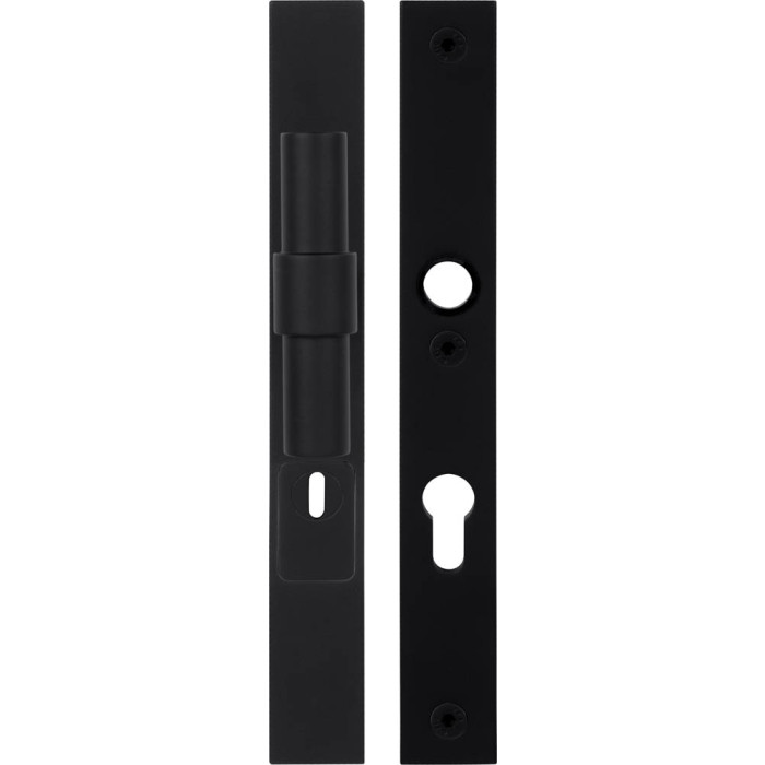 Massieve veiligheidsschilden met kerntrekbeveiliging Piet Boon ONE PB20-28KT knop/kruk SKG*** PC72 mat zwart RVS-304 main product photo