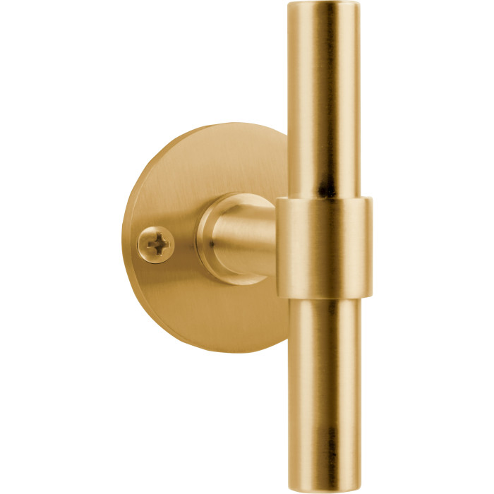 Knop Piet Boon ONE PBT15V/50 massief vast op rozet PVD mat goud RVS-304 main product photo