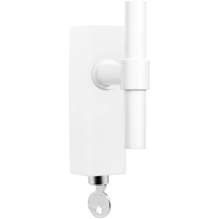 Draaikiepgarnituur Piet Boon ONE PBT15-DKLOCK afsluitbaar wit RVS-304 main product photo