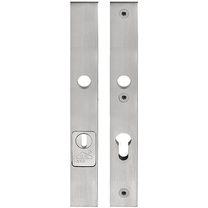 Massieve veiligheidsschilden met kerntrekbeveiliging SQUARE LSQSM-28KT kruk/kruk SKG*** PC55 mat RVS main product photo