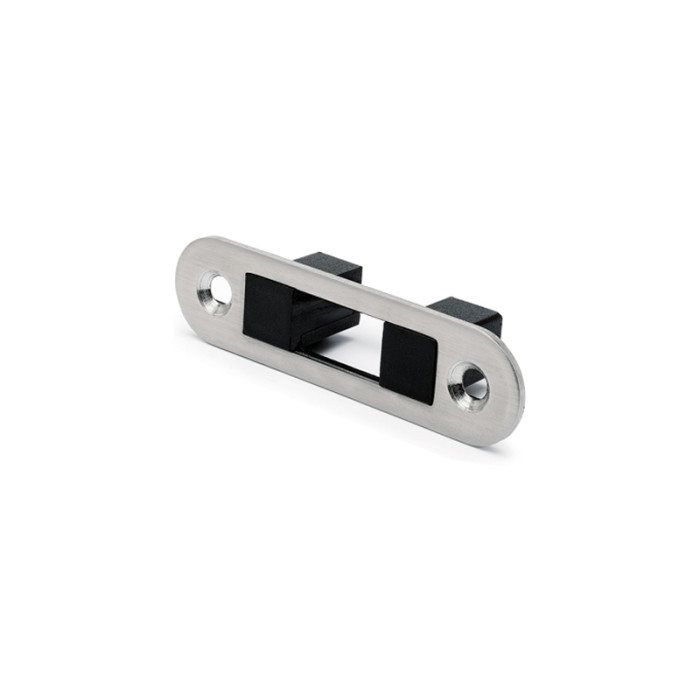 Magnetische slagplaat voor glazen deurslot RVS-304 mat geslepen main product photo