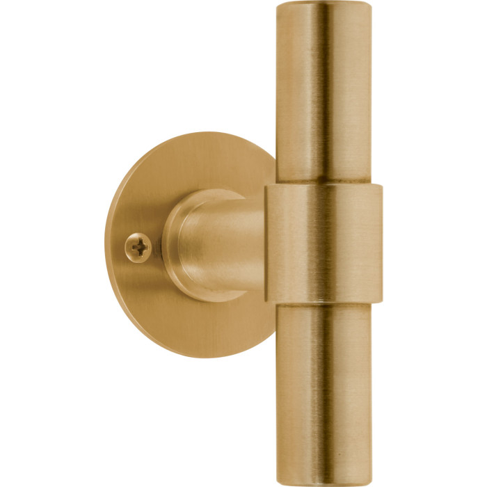 Knop Piet Boon ONE PBT20V/50 massief vast op rozet PVD mat goud RVS-304 main product photo