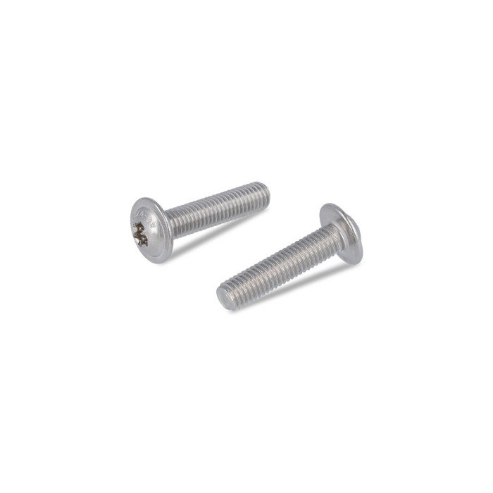 Platkopschroef M5 x 16/16 mm ISO 7380 RVS A4 TX25 (500 stuks) main product photo