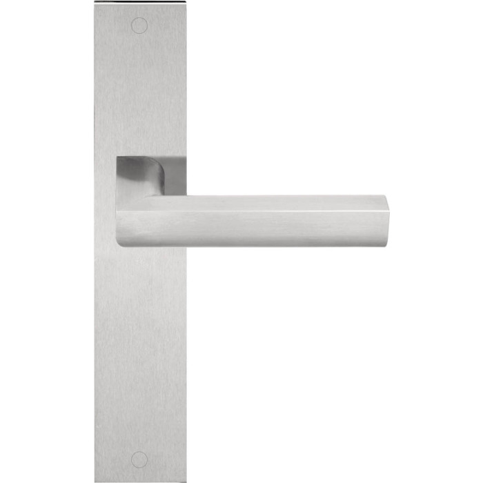 Deurkruk paar Piet Boon TWO PBL23P236SFC massief ongeveerd op schild blind mat RVS main product photo