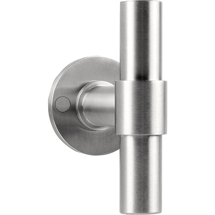 Voordeurknop Piet Boon ONE PBT100V massief voordeurknop vast op rozet mat RVS main product photo