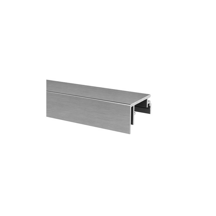 Aansluitprofiel zijmontage lengte 5000 mm U-maat 3 mm model 6977 aluminium (geanodiseerd) main product photo