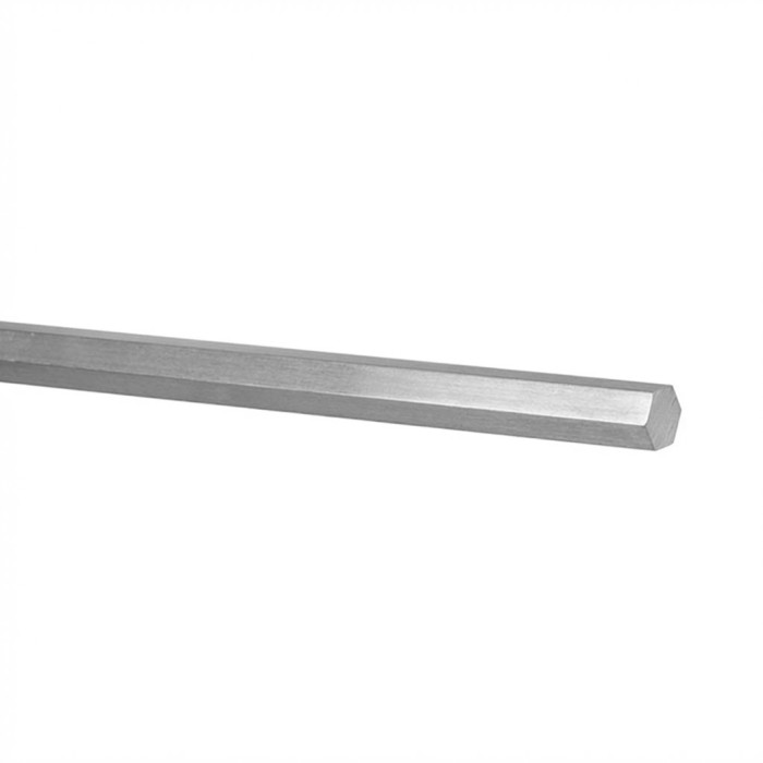 RVS staf zeskant 17 x 17 mm RVS-304 onbewerkt main product photo