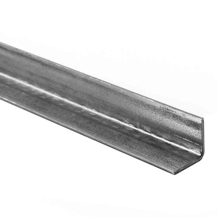 RVS hoekprofiel uit plaat gezet 25 x 25 x 2 mm RVS-304 onbewerkt main product photo