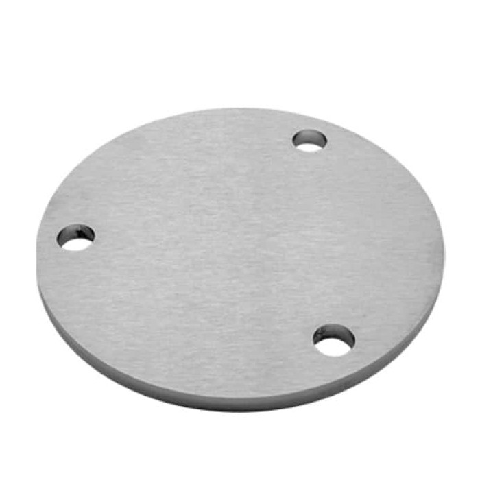 Ankerplaat Ø 120 x 6 mm RVS-304 mat geslepen main product photo