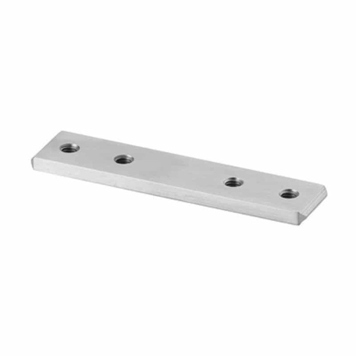 Verbinder voor U-profielbuizen, model 6795, onbewerkt aluminium main product photo