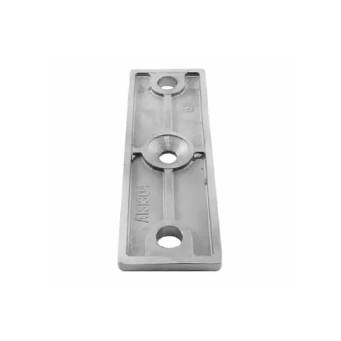 Ankerplaat 20-2425/1 ; 200x50 Spr.bm Standaard Rechte Invoer Links Rechts 49mm