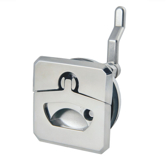 Luiksluiting vierkant met slot 50 x 50 mm RVS-316 (A4) main product photo