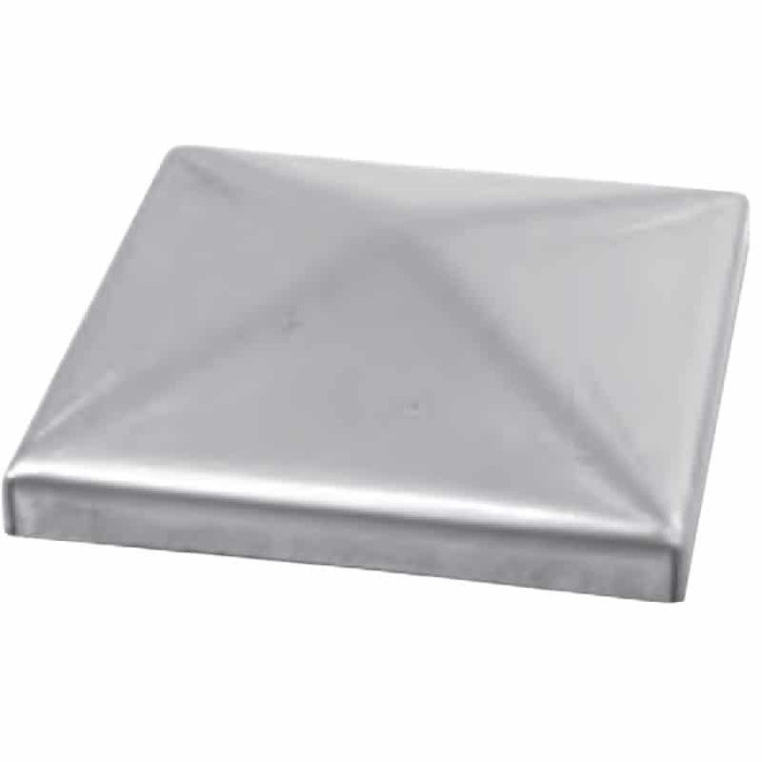 Eindkap koker 40 x 40 mm RVS-304 mat geslepen main product photo