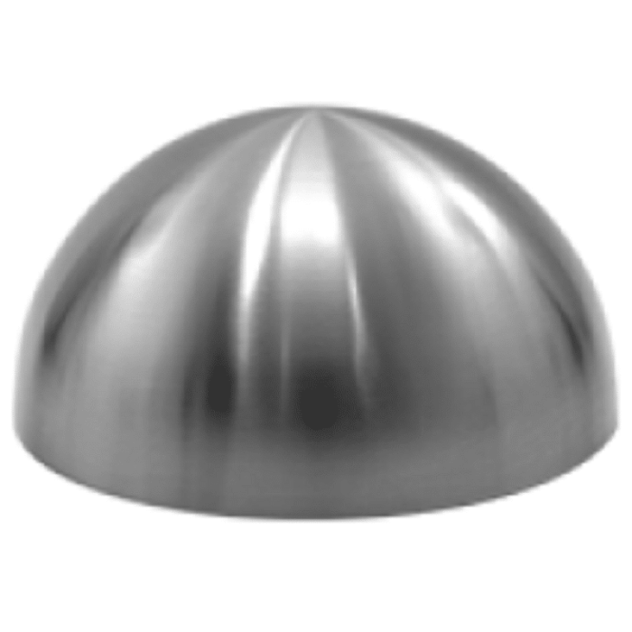 Laskap Ø 120 x 2 mm RVS-304 mat geslepen main product photo