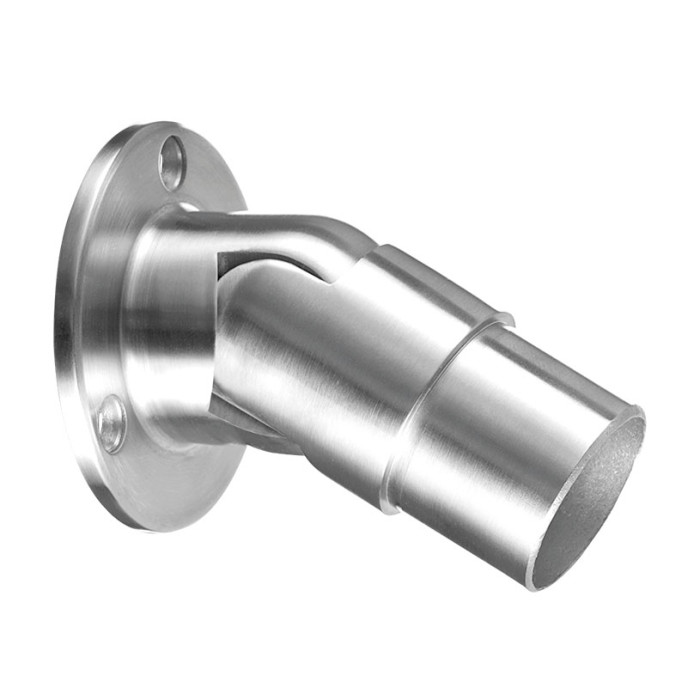 Muurflens voor buis 42,4 mm verstelbaar RVS-304 mat geslepen model 0506 main product photo