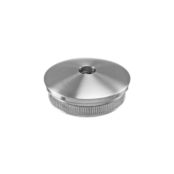 Eindkap afgerond met gat 42,4 x 2,0 mm RVS-316 mat geslepen model 5735 main product photo