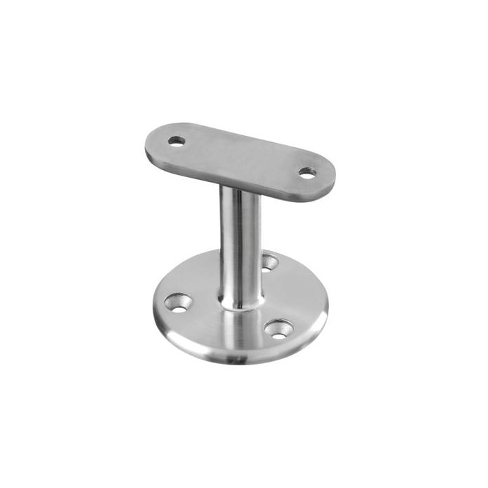 Railingsteun vlak RVS-304 mat geslepen model 0708 main product photo