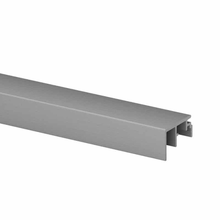 Aansluitprofiel Easy Glass Prime, lengte 5000 mm, model 6974, aluminium (geanodiseerd) main product photo
